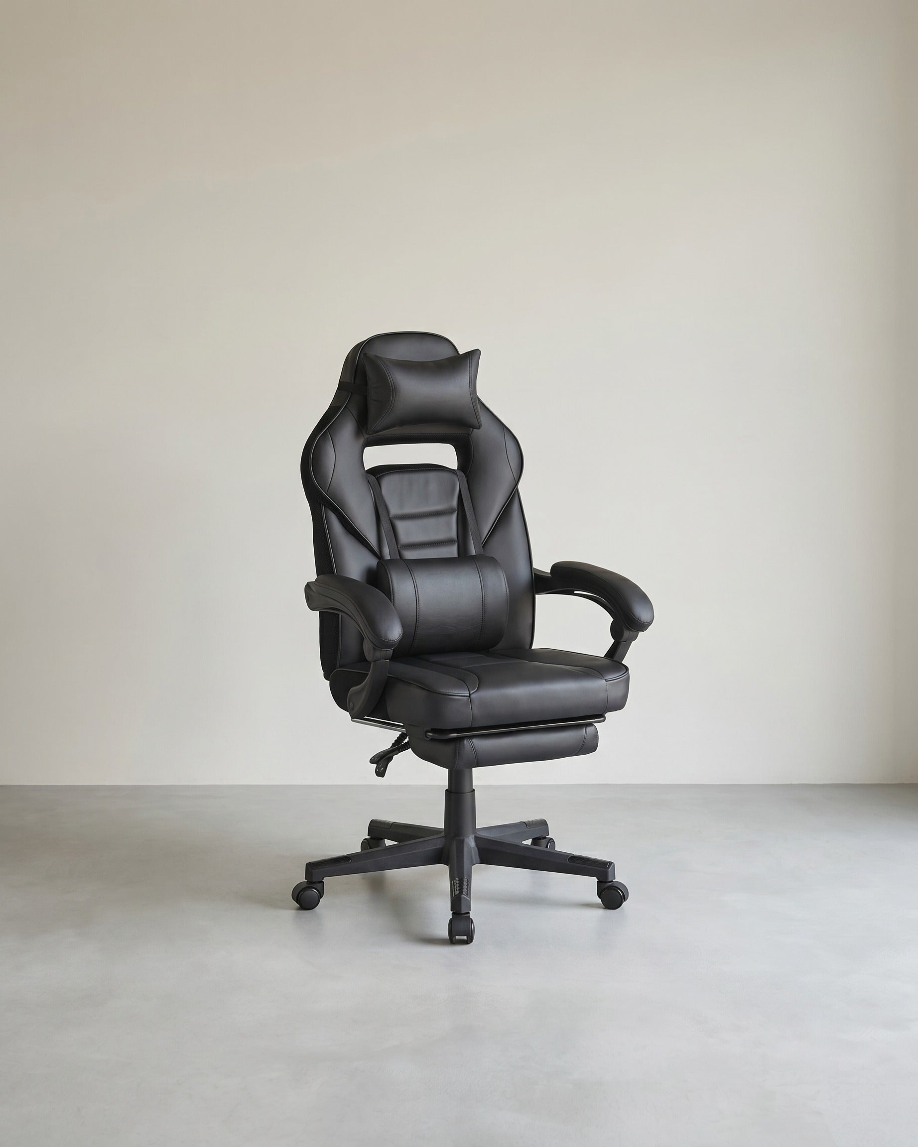 Gamestoel Ergonomisch – Met Hoofdkussen en Voetensteun – Verstelbaar