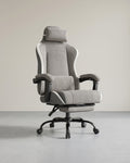 Gamestoel Ergonomisch – Met Voetsteun – Synchroonmechanisme – Volledig Verstelbaar