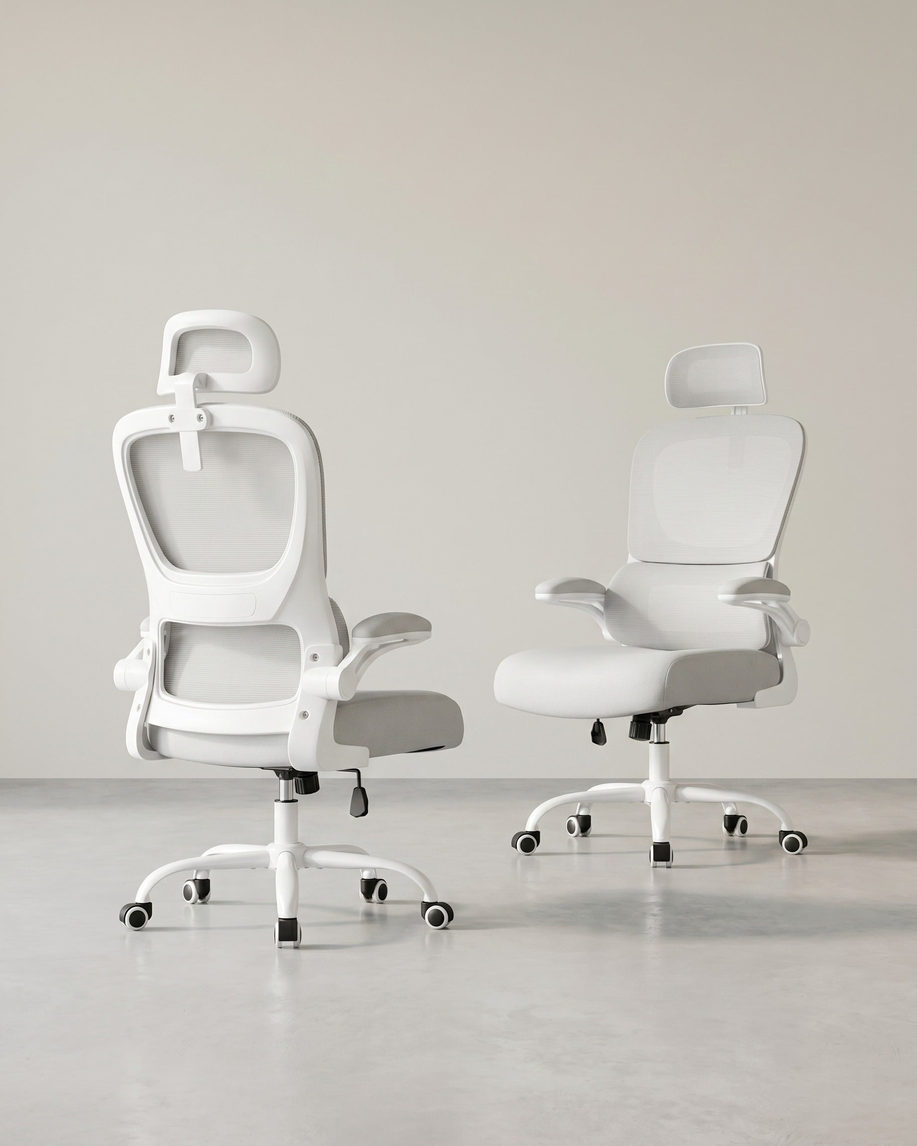 Ergonomische Bureaustoel – Mesh Rugleuning met Lendensteun – Verstelbare Hoofdsteun – Kantelbaar tot 120 kg
