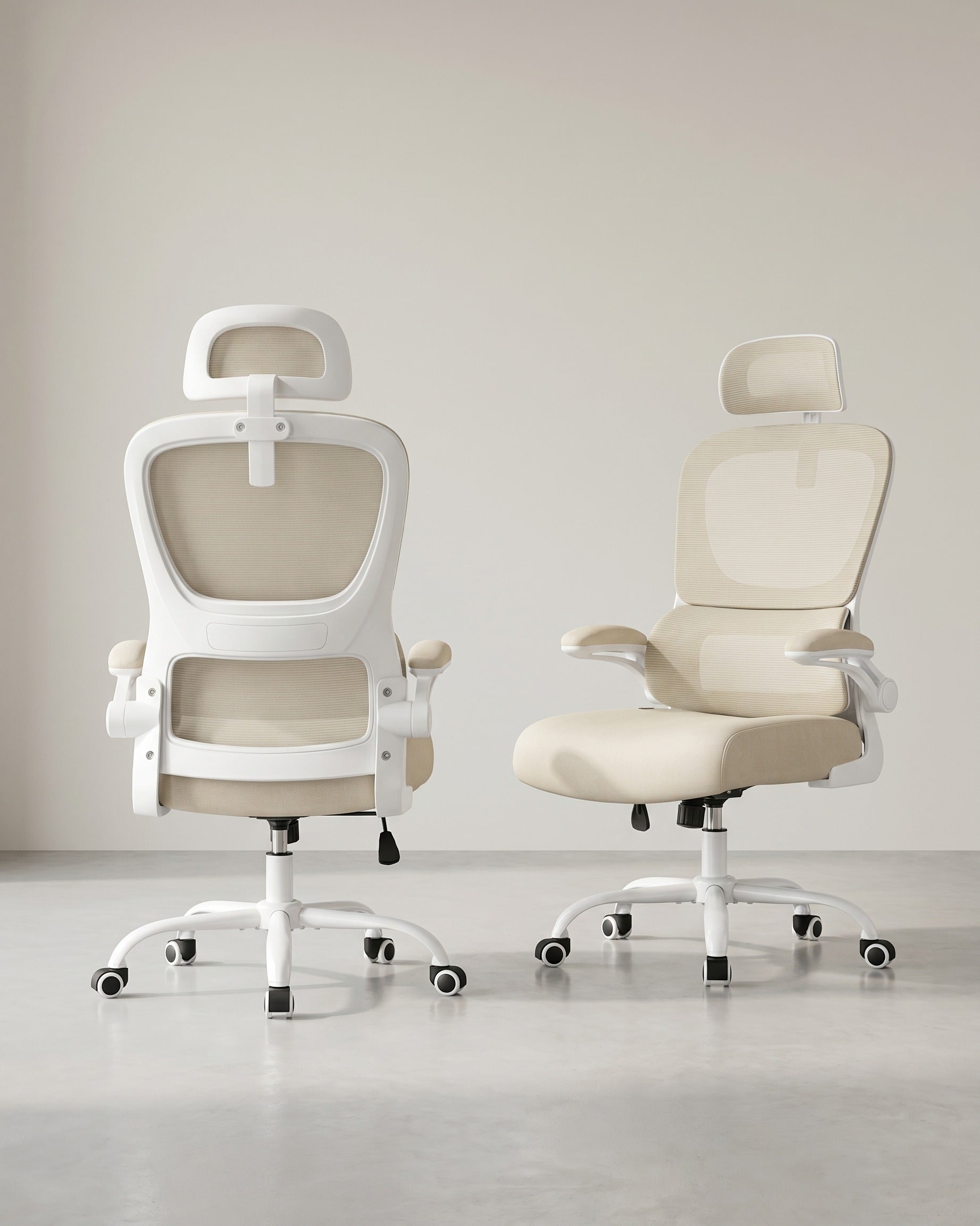 Ergonomische Bureaustoel – Mesh Rugleuning met Lendensteun – Verstelbare Hoofdsteun – Kantelbaar tot 120 kg