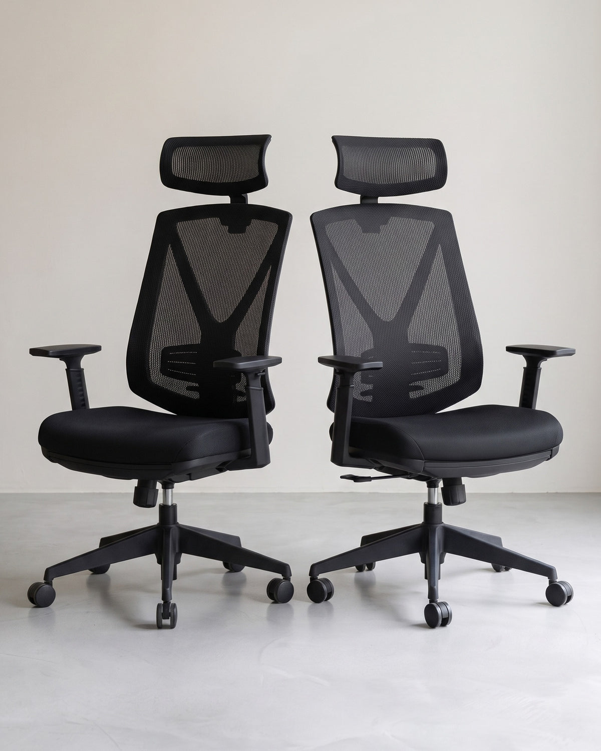 Ergonomische Bureaustoel met Voetensteun – Mesh Rugleuning – Verstelbare Lendensteun en Hoofdsteun – 150 kg Draagvermogen