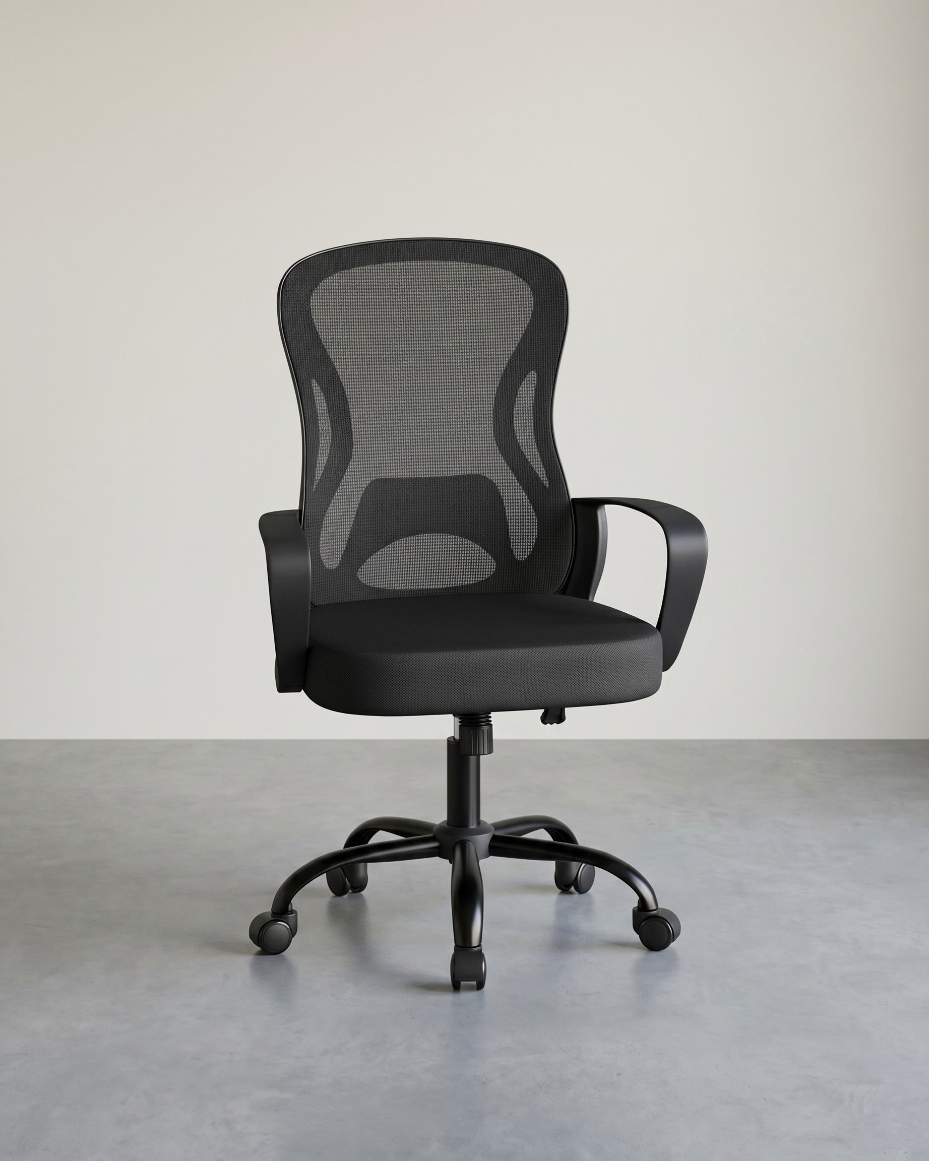 Ergonomische Bureaustoel – Mesh Rugleuning – Wipfunctie – In Hoogte Verstelbaar
