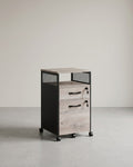 Mobiele Archiefkast met Laden – Industrieel Design – Hangmappenlade – 69 cm Hoog – Op Wielen – Tot 60 kg Draagvermogen