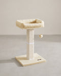 Krabpaal Met Verhoogd Ligbed - Stevige Sisal Krabzuil - Inclusief Speelbal