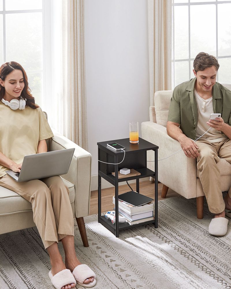 Bijzettafel met Stopcontact - Praktisch en Stijlvol - De Vries Meubels