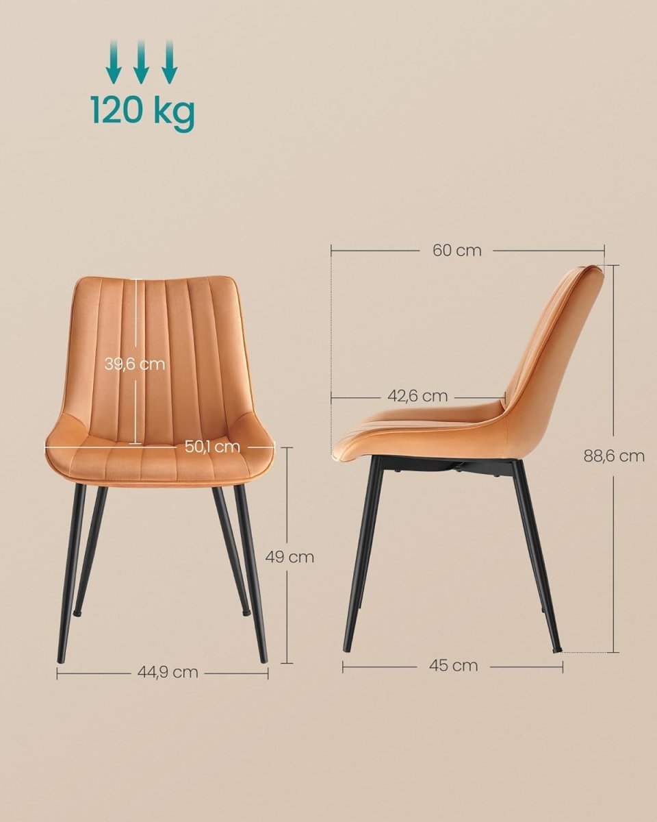 Elegante Eetkamerstoelen - Set van 2 - De Vries Meubels