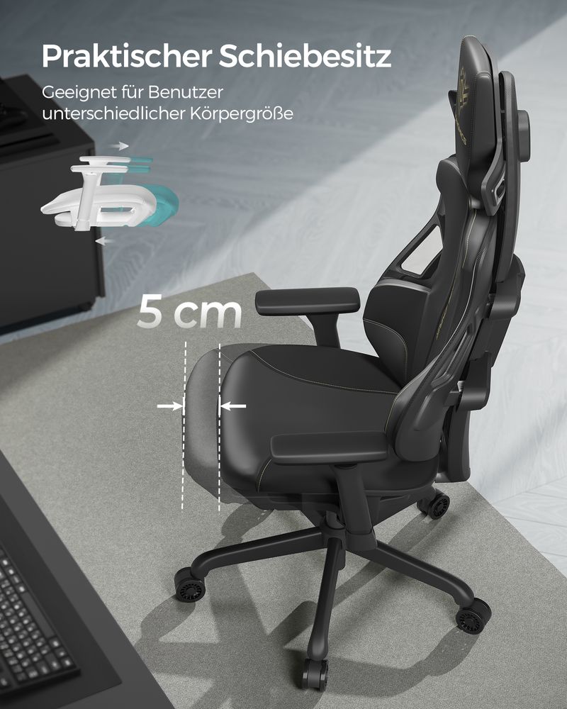 Elite Gaming 2.0 Ergonomische Gamestoel - Compleet Verstelbare Gaming Stoel - Gamingchair - De Vries Meubels
