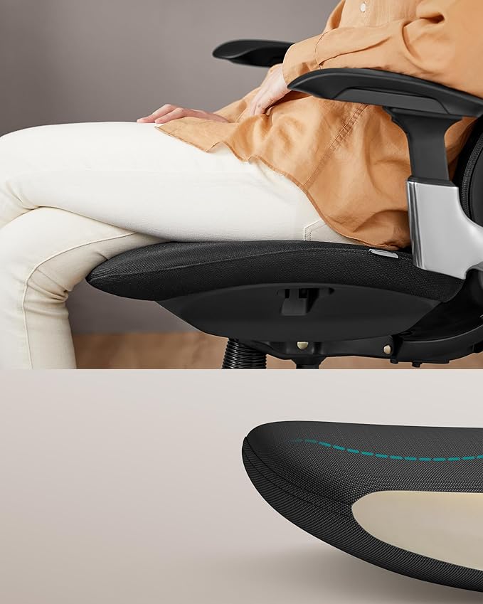 Ergo Elite 2.0 Ergonomische Bureaustoel - Compleet Verstelbaar - 6 - delige TPR - lendensteun - Tot 150 kg belastbaar - De Vries Meubels