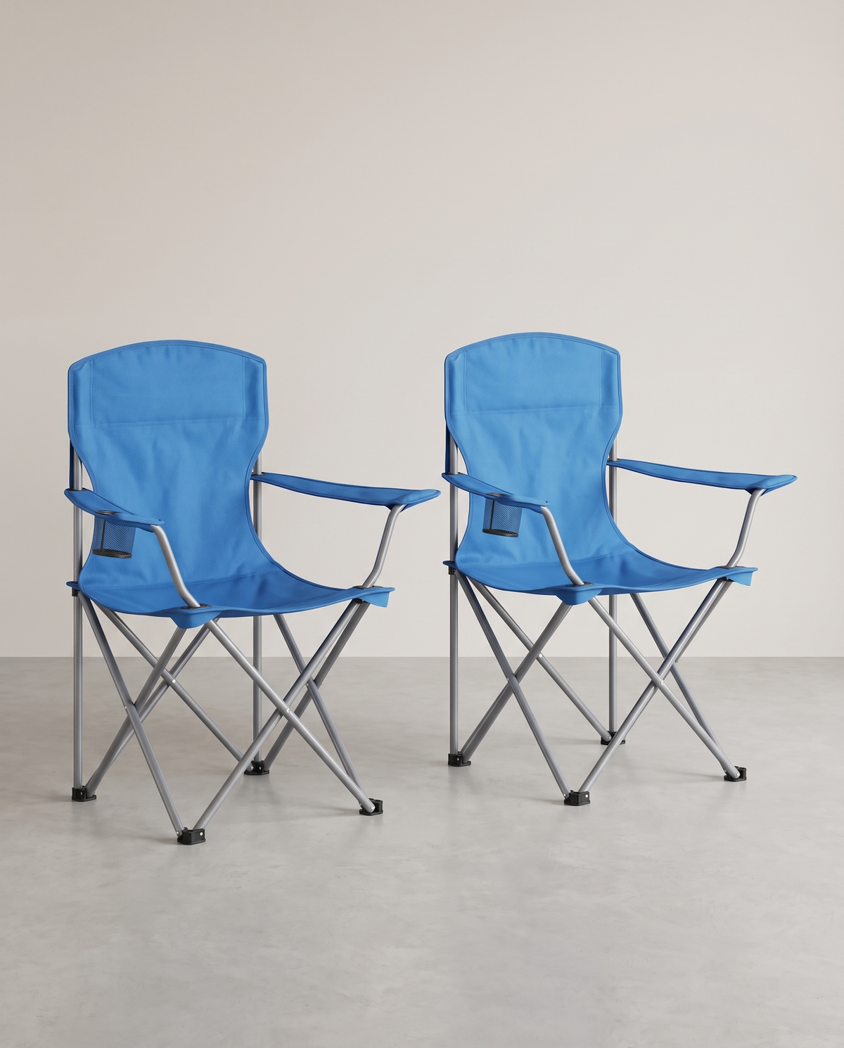 Campingstoel – Opklapbaar – Comfortabel en stevig – Bekerhouder – Maximaal draagvermogen 150 kg