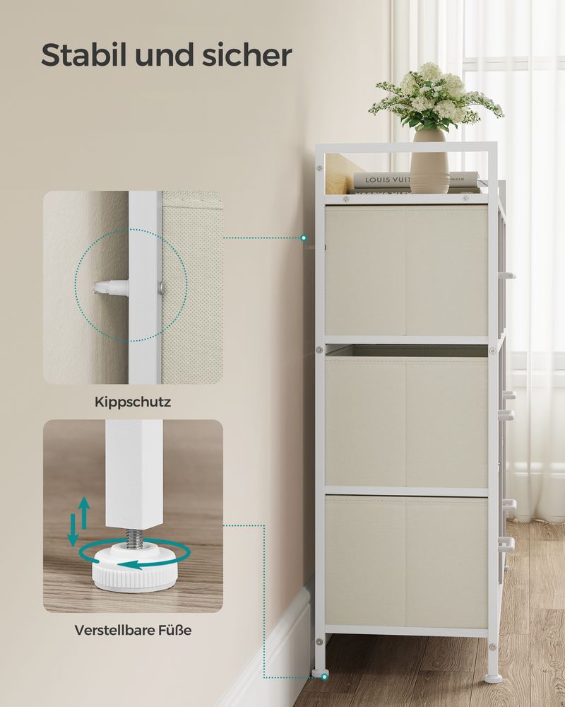 Industriële Ladekast met 7 Lades - Stijlvol en Praktisch - De Vries Meubels