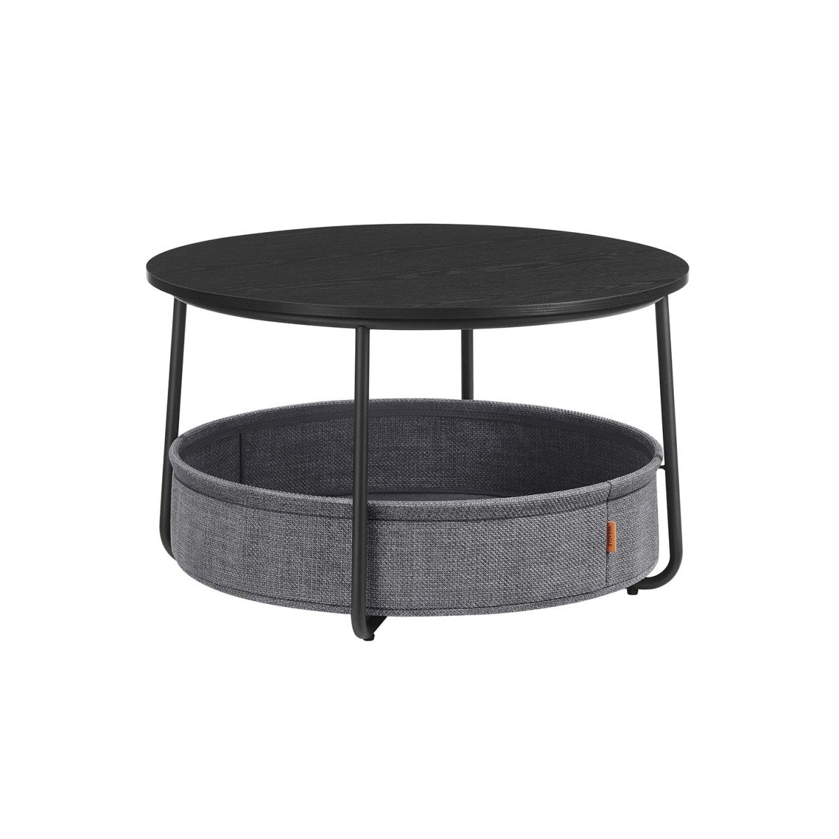 Ronde salontafel met opbergmand - Stijlvol en praktisch - De Vries Meubels