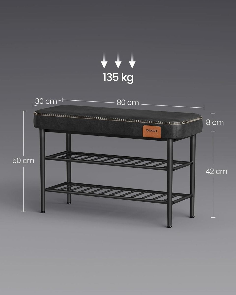 Schoenenbank - Schoenenopslag - Bank met Schoenenplanken - De Vries Meubels